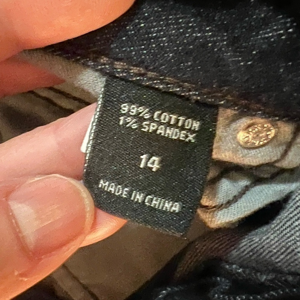 LONDON Flare Jean Dark Wash size 14 - Picture 3 of 7